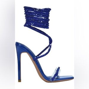 Royal blue heels